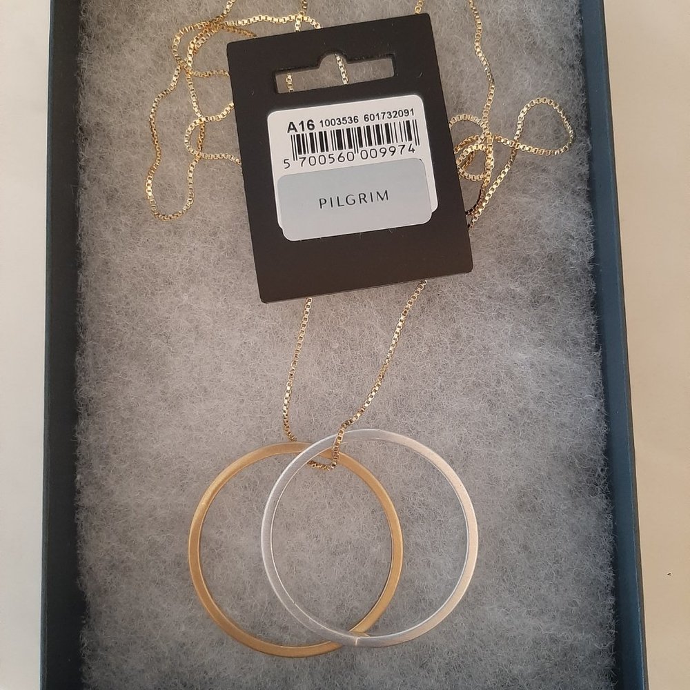 S18 Pilgrim Gold Loops Necklace